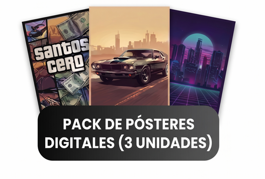 Pack De Pósters Digital Personalizados GRATIS