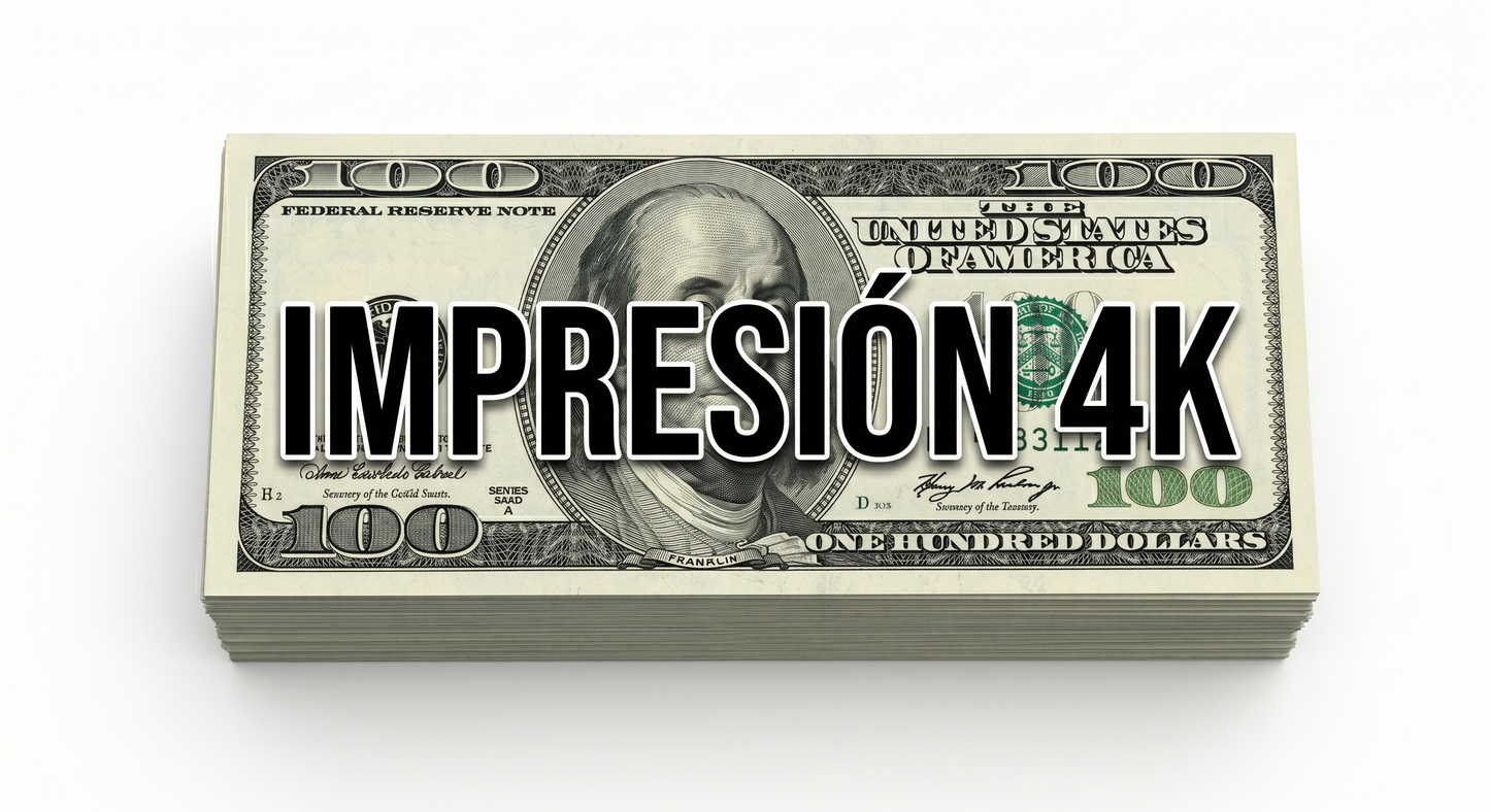 Impresión 4K GRATIS