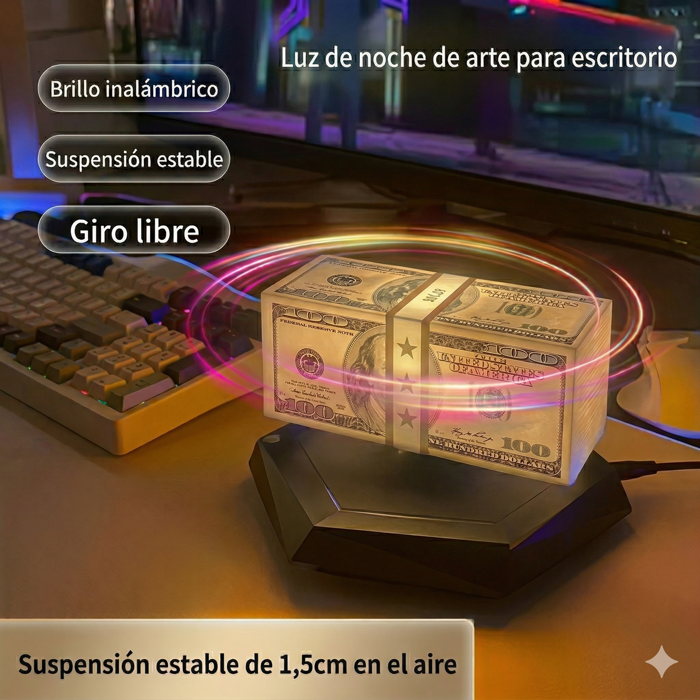 Lámpara De Luz Flotante